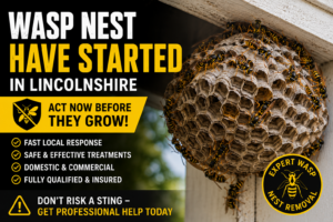 Wasp Nest Have Started in Lincolnshire